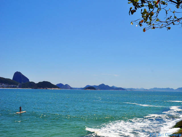 Playa de Copacabana desde el Forte &copy; Ari Oliveira - Guia Rio de Janeiro