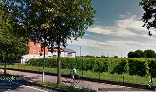 Nas redondezas de Modena, Vinhedo Italiano da Emilia Romagna (Google Earth)