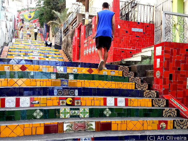 Escadaria da Lapa (c) Ari Oliveira - Guia Rio de Janeiro
